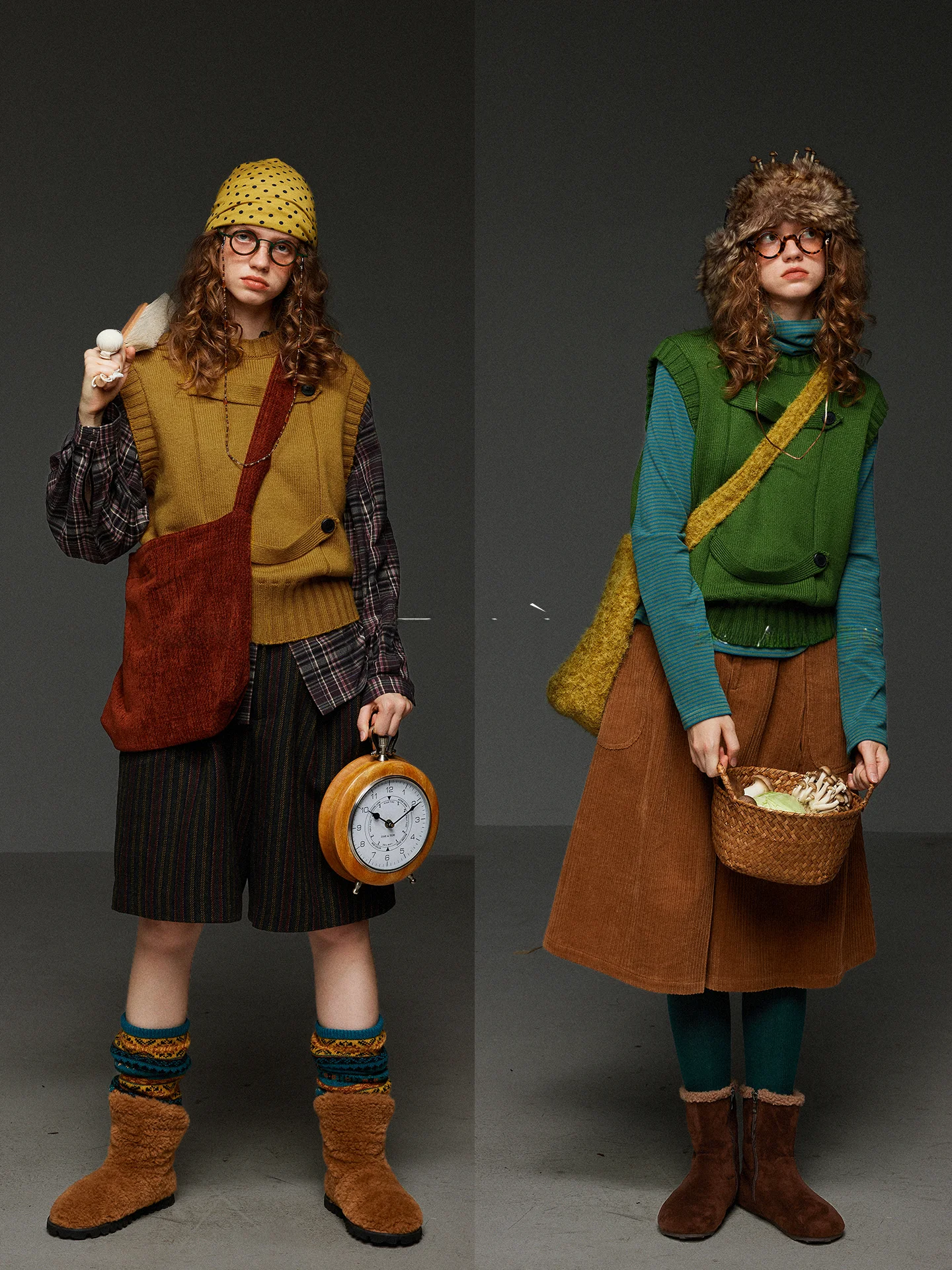 

Ретро двухцветный вязаный жилет на пуговицах для женщин, свободный крой, весенний, в стиле lazy, верхняя одежда для многослойных образов