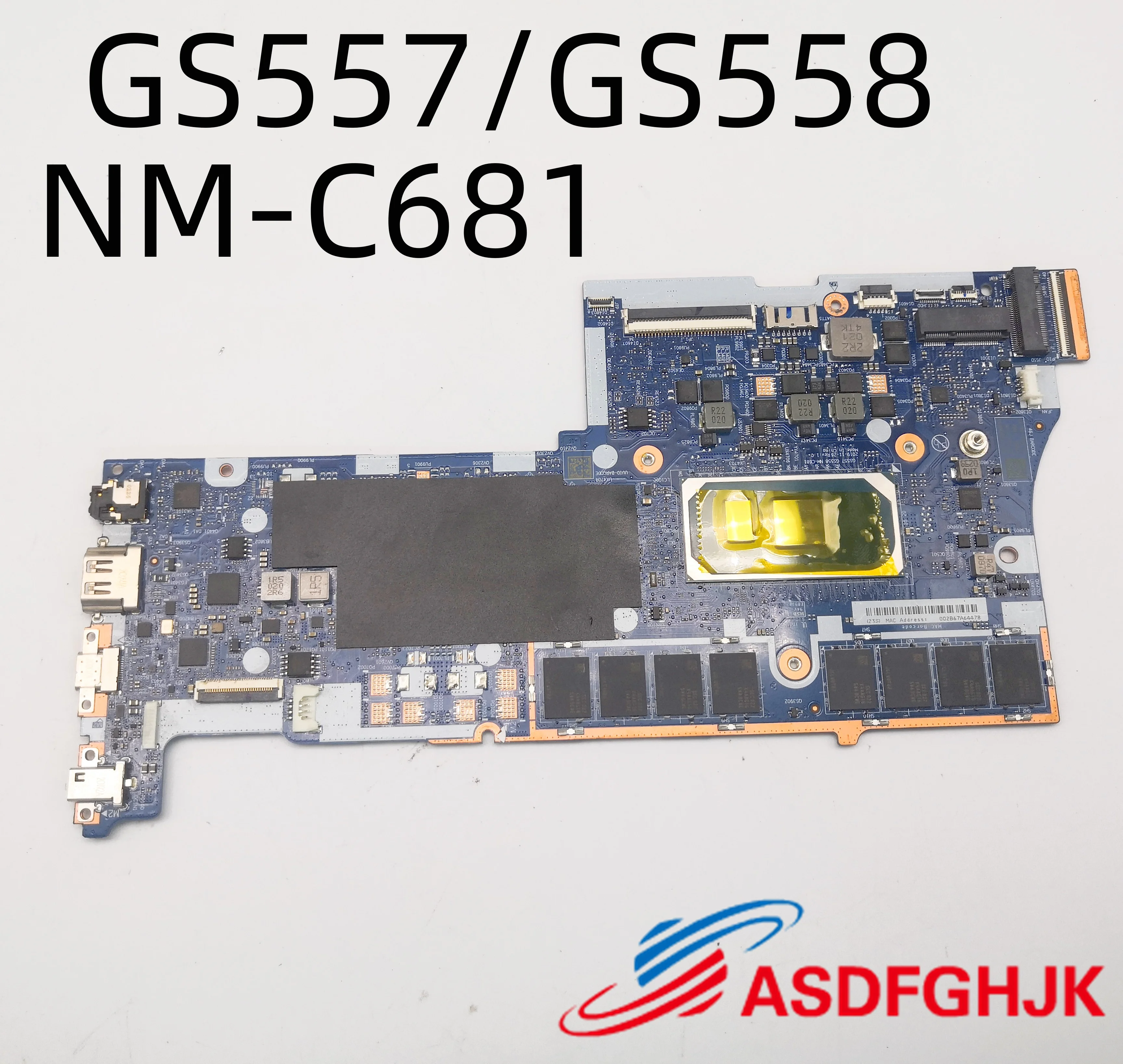 NM-C681 For Lenovo ideapad 5-15IIL05 Motherboard I7-1065G7 UMA 16G 5B20S44025 TEST OK