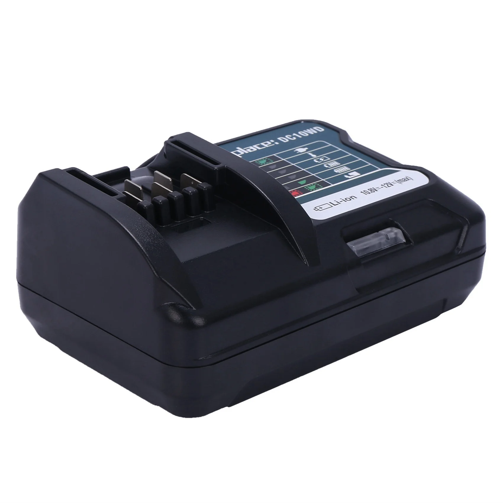 2X Pengisi Daya Baterai Lithium Cepat untuk 10.8V 12V Dc10wd / Dc10sb / Dc10wc / Bl1015 / Bl1016 Pengisi Daya LED Steker UE