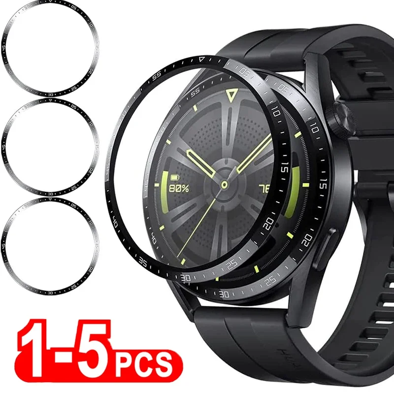 3pcs Soft Glass Tempered Protective Film for Huawei GT 3 Pro 43mm Runner Full Screen Protector for Huawei Watch GT2 2E 42mm 46mm