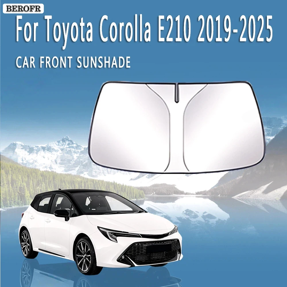 

Car Front Windshield Sunshade Heat Insulation Sun Visor Summer Auto Accessories For Toyota Corolla E210 2019~2025 2020 2022 2023