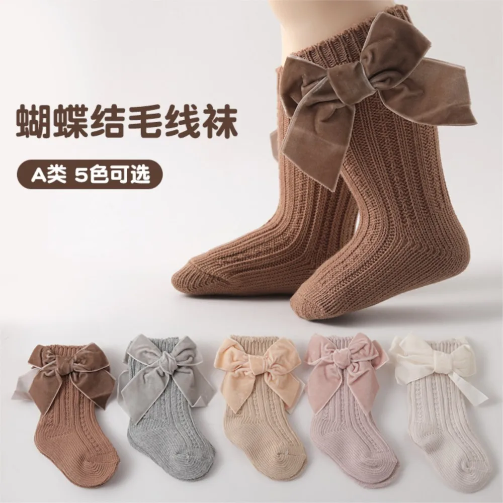 Baby thick needle socks Spanish baby socks for boys and girls in autumn and winter socks Princess plush socks children socks