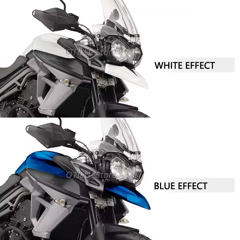 2018 2019 NEW Motorcycle Front Beak Extend Wheel Fender Nose Extension Cover 2011 2012 For Tiger 800 XRX XRT 2016 2017 2015