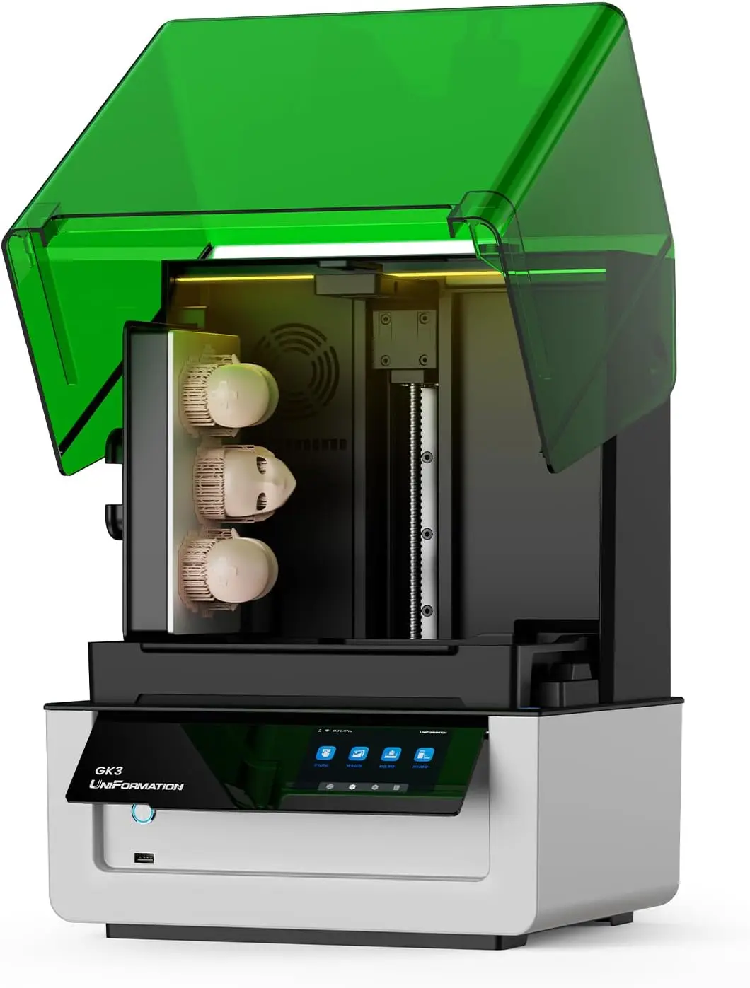 UniFormation GK3(T) 16K LCD Resin 3D Printer, 9.6‑Inch Mono LCD with COB Light Source, Build Volume 211 x 118 x 240mm