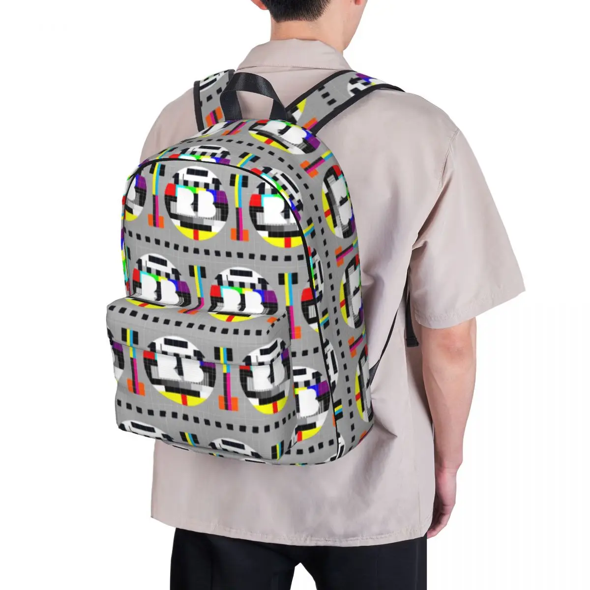 Mochilas de bloque acrílico de gran capacidad para estudiantes, bolsa de libros, bolso de hombro para computadora portátil, bolso escolar impermeable para niños