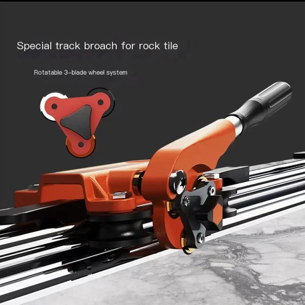 180CM Manual Ceramic Tile Cutting Tool Set Glass Tile Push Knife with Ceramic Vacuum Suction Cup Ruler Floor Tile Cutter