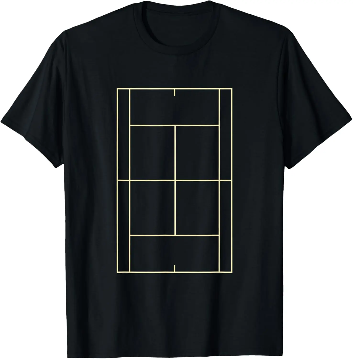 

Vintage Tennis Court Tee Tennis Player Gift T-Shirt