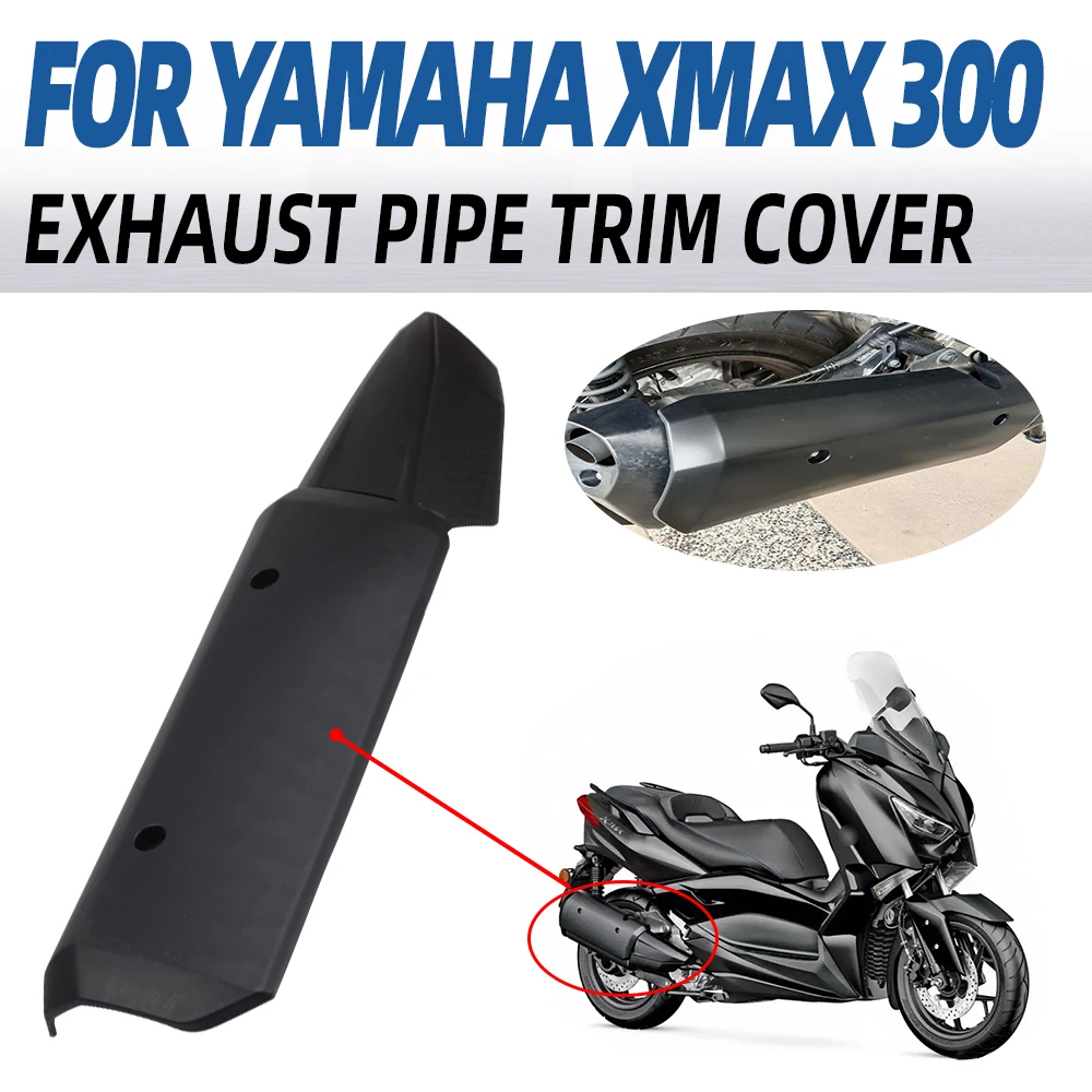 For YAMAHA XMAX250 XMAX300 XMAX 250 300 2023 Motorcycle Parts Exhaust Muffler Pipe Heat Shield Cover Guard Anti-Scalding Shell