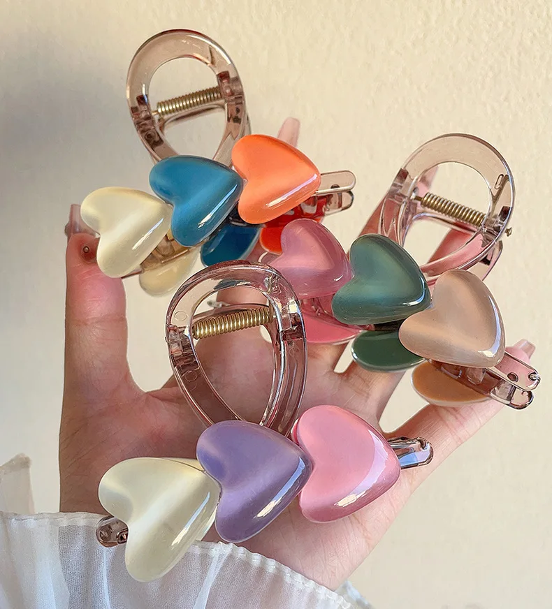 

New juice love high-end hairpin for the back of the head, temperament grabbing clip, super fairy shark clip for women