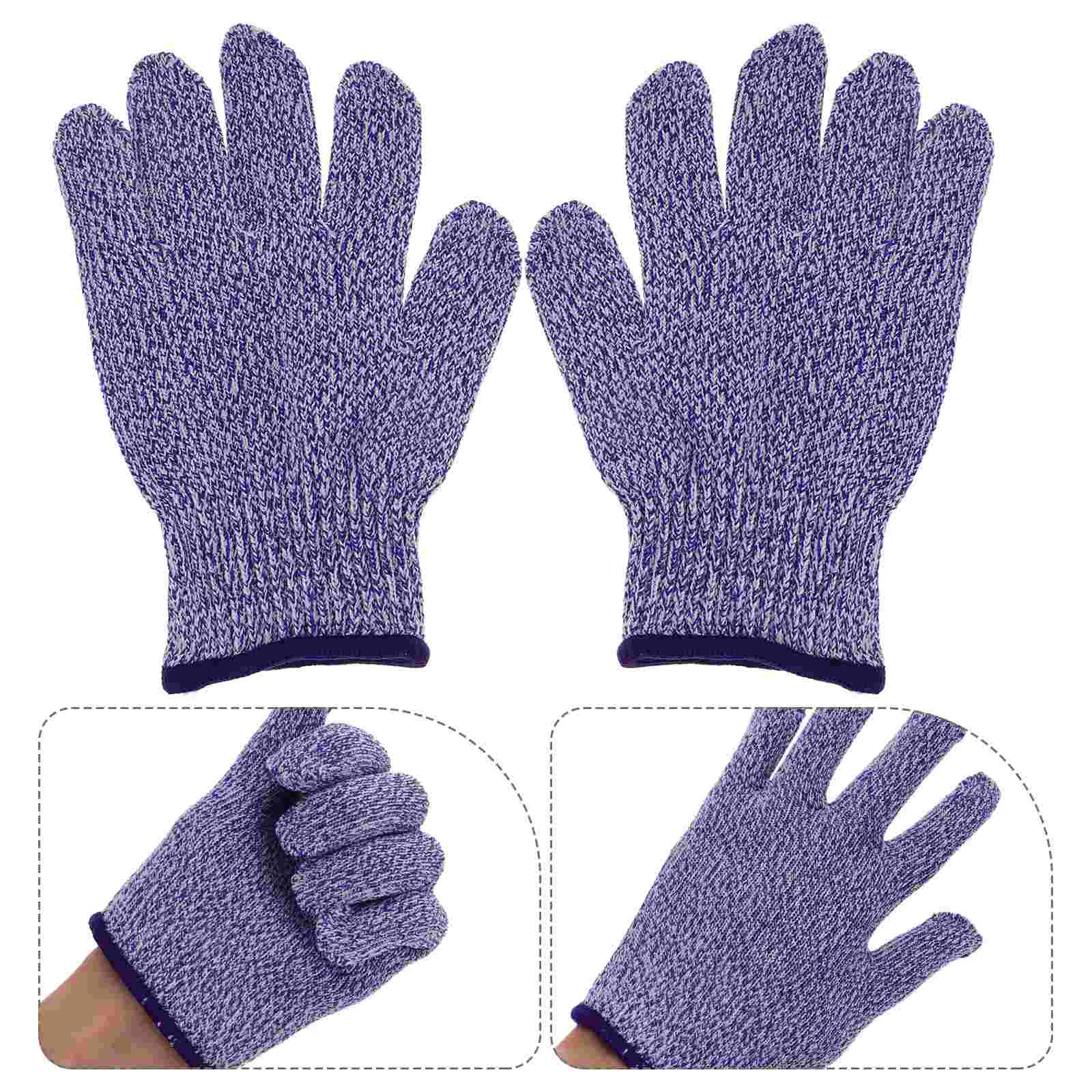 Kids Oven Mitts Glove Kitchen Gloves Hot Pot Holders Anti-cutting Men and Women Bbq