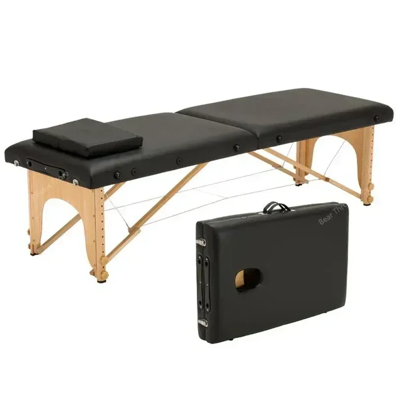 

Spa Stretchers Massage Bed Treatment Relaxing Salon Stable Portable Folding Auxiliary Tables Beauty Tattoo Aesthetics Furniture