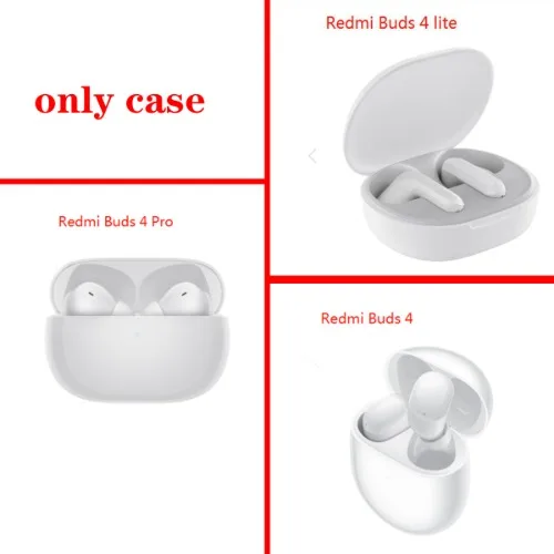 Capa de silicone para Redmi Buds 4 Pro e 4Lite, urso bonito dos desenhos animados, flor colorida