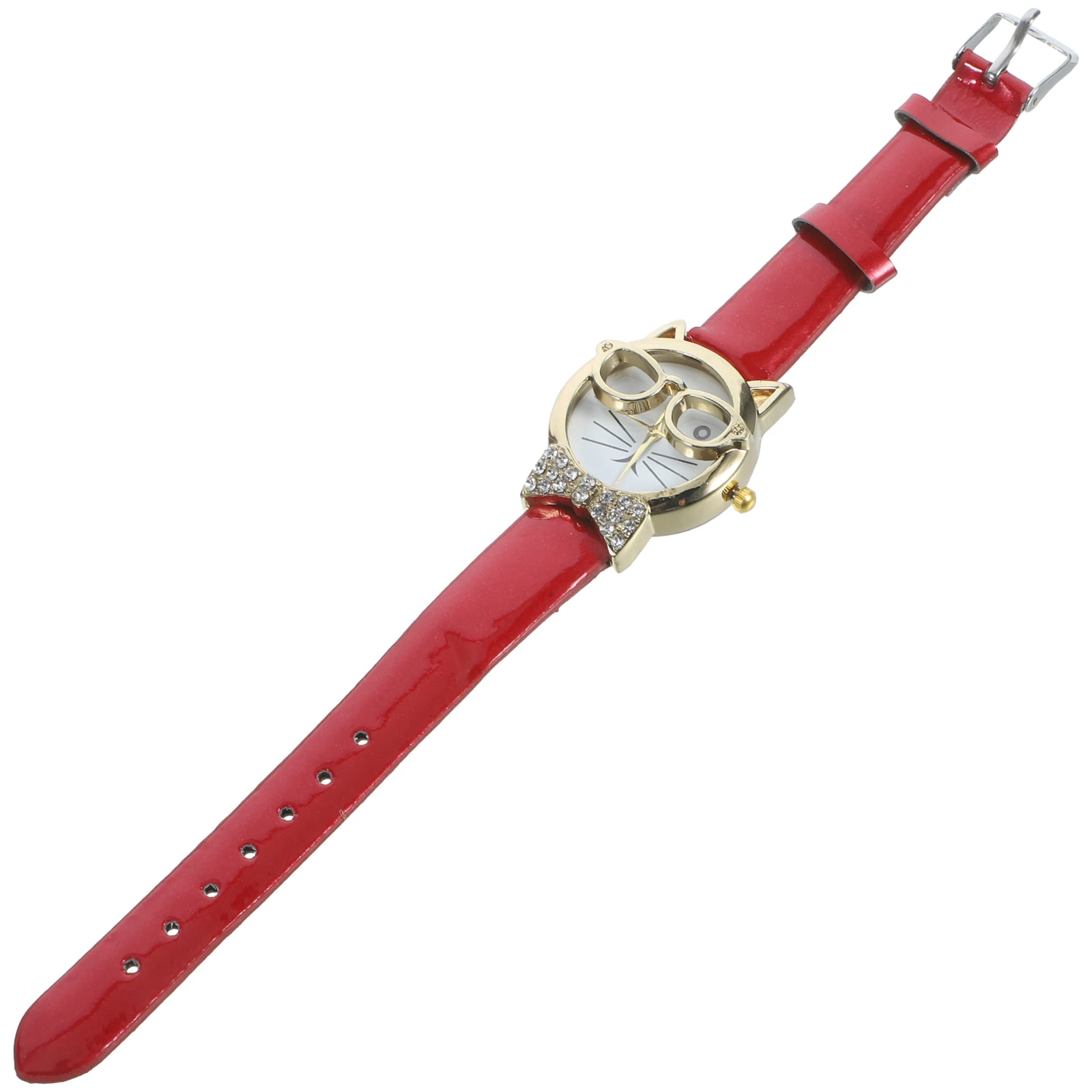 

Cat Decor Decorative Wrist Wristwatch Rhinestone Watches for Cute Animal