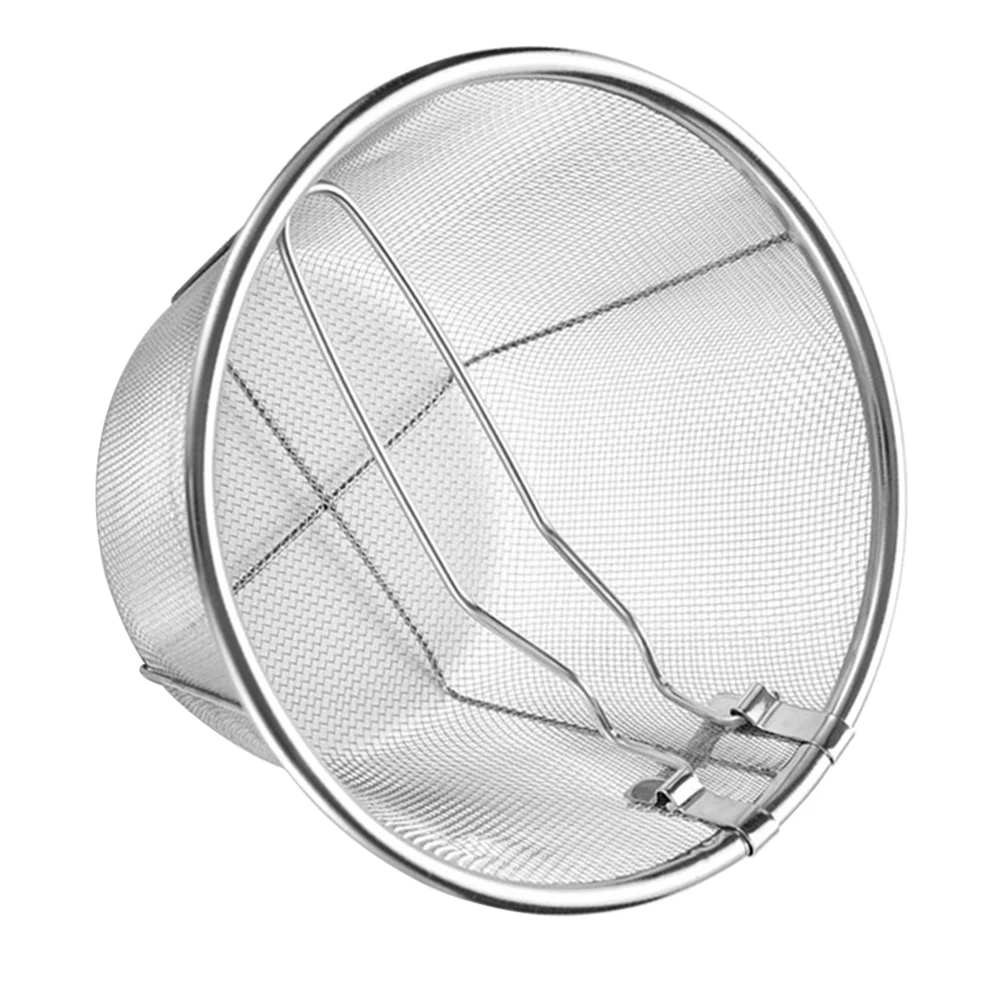 

Metal Deep Frying Basket Fry Basket with Handle Kitchen Fryer Strainer for Fries Chips Chicken Snacks Deep Fryer Baskets