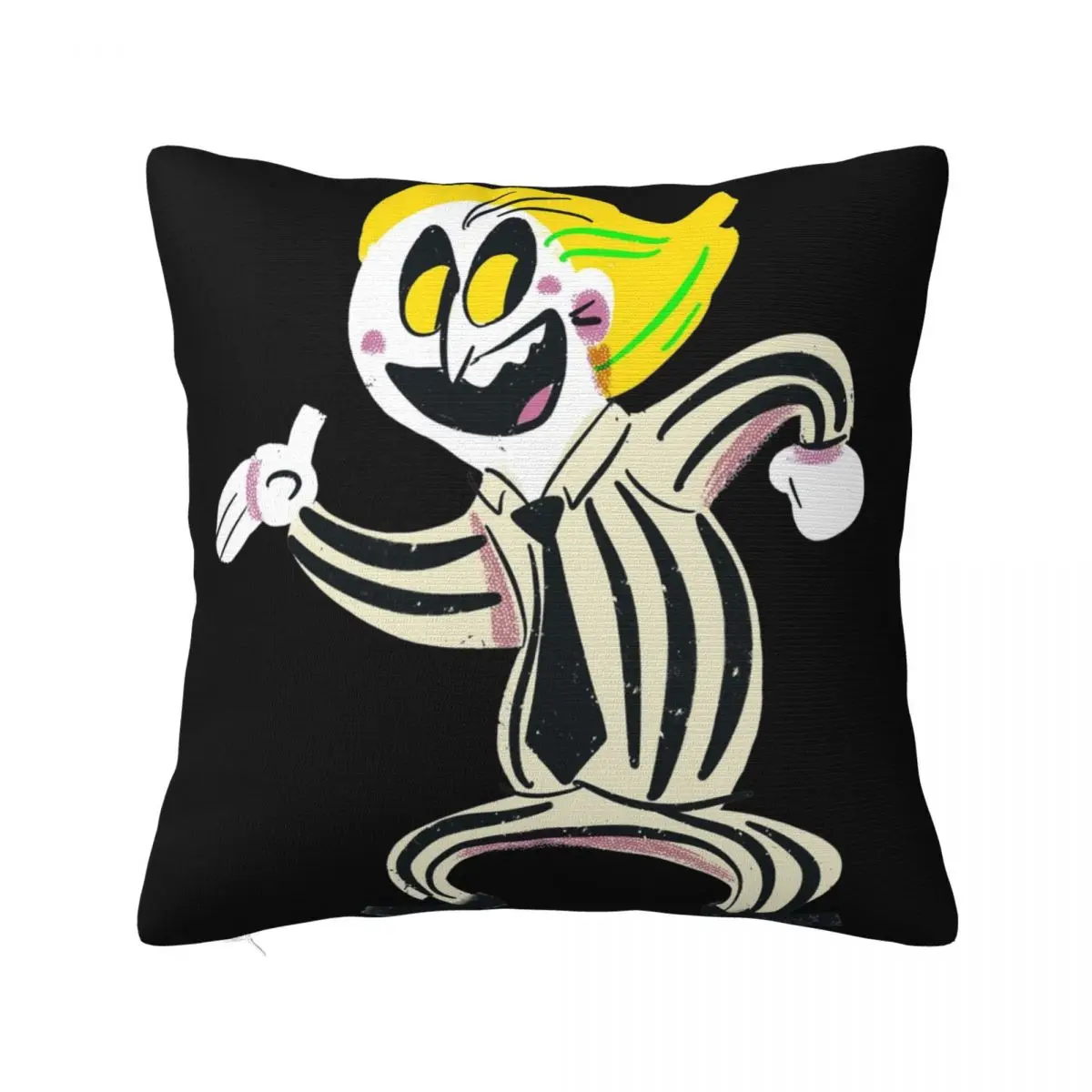 B-Beetlejuice Horror Movie Pillowcase Printed Cushion Cover Decor Cartoon Halloween Throw Pillow Case Cover Home Multiple Sizes