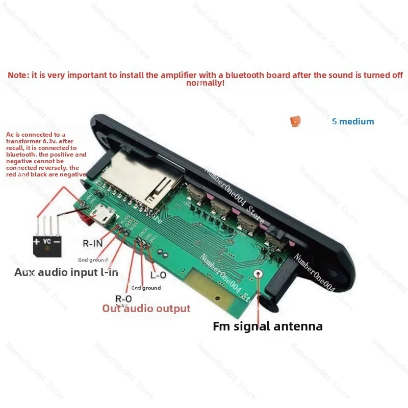 

6N2 6P1 Deluxe 5.0 Bluetooth Tube Bile Machine Fever Kit Lossless U Disk Playback, Bile Rectifier Power Amplifier