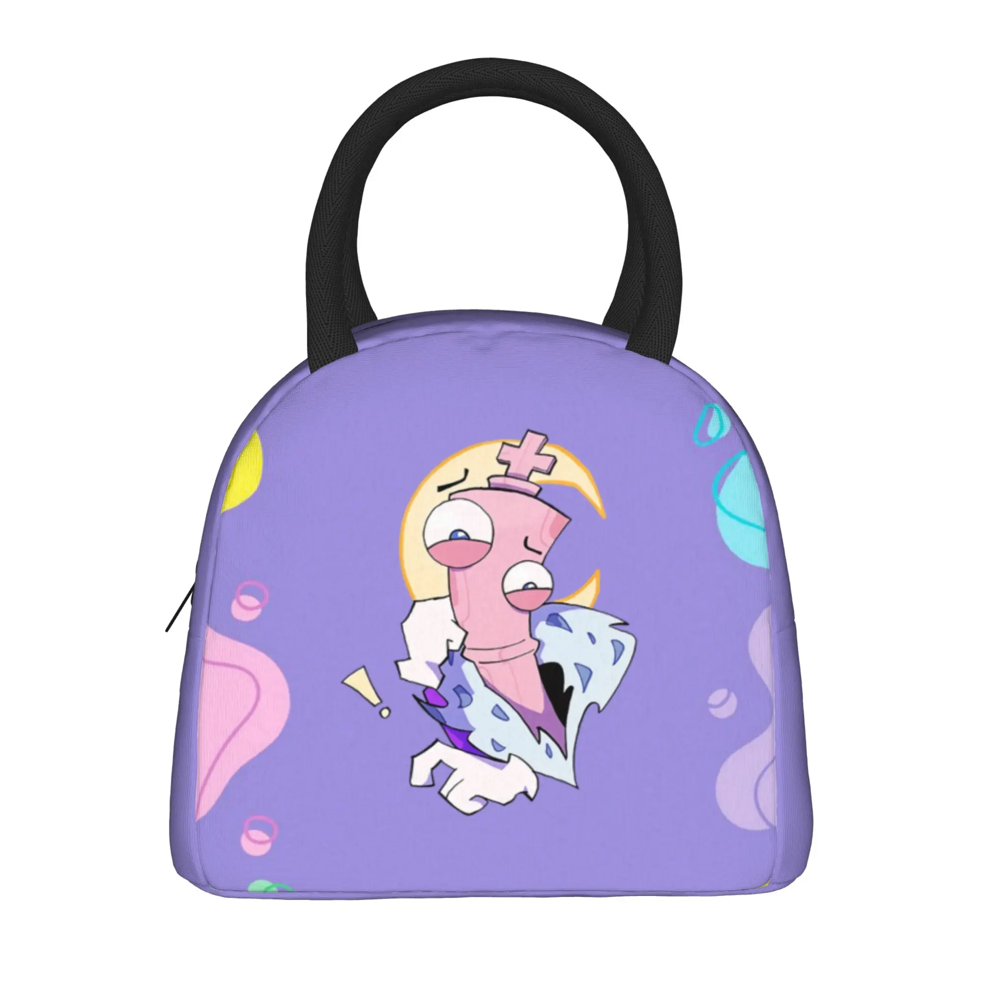 Kinger Cartoon Digitals Circus  Insulated Lunch Bags Thermal Bag Lunch Container  High Capacity Tote Lunch Box Bento Pouch Work