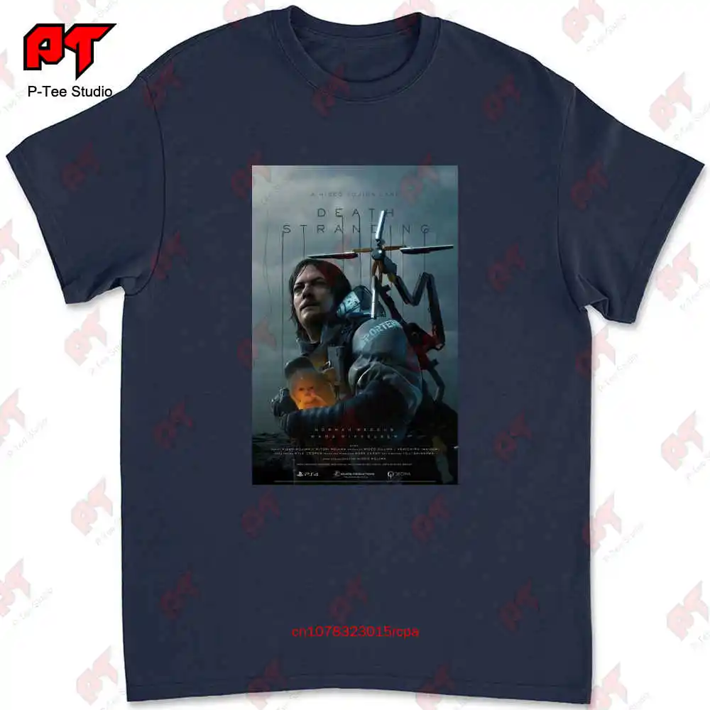 Death Stranding Ps4 Print Kojima Productions T-shirt 7U96