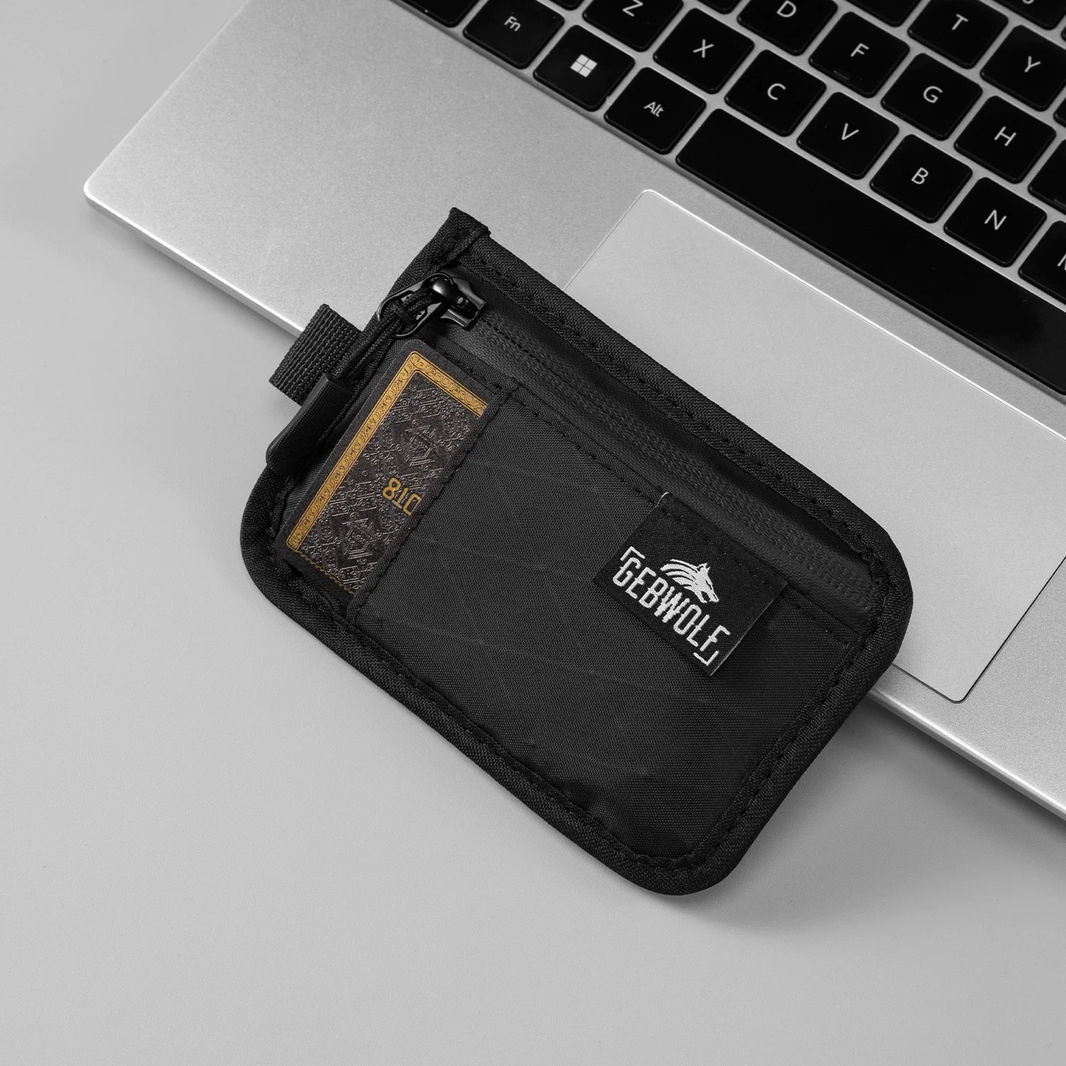 Ultralight X-Pac Wallet, RFID Multifunctional Slim Card Holder, Pocket Size Organizer for Men Women, Mini Coin Purse with Zipper