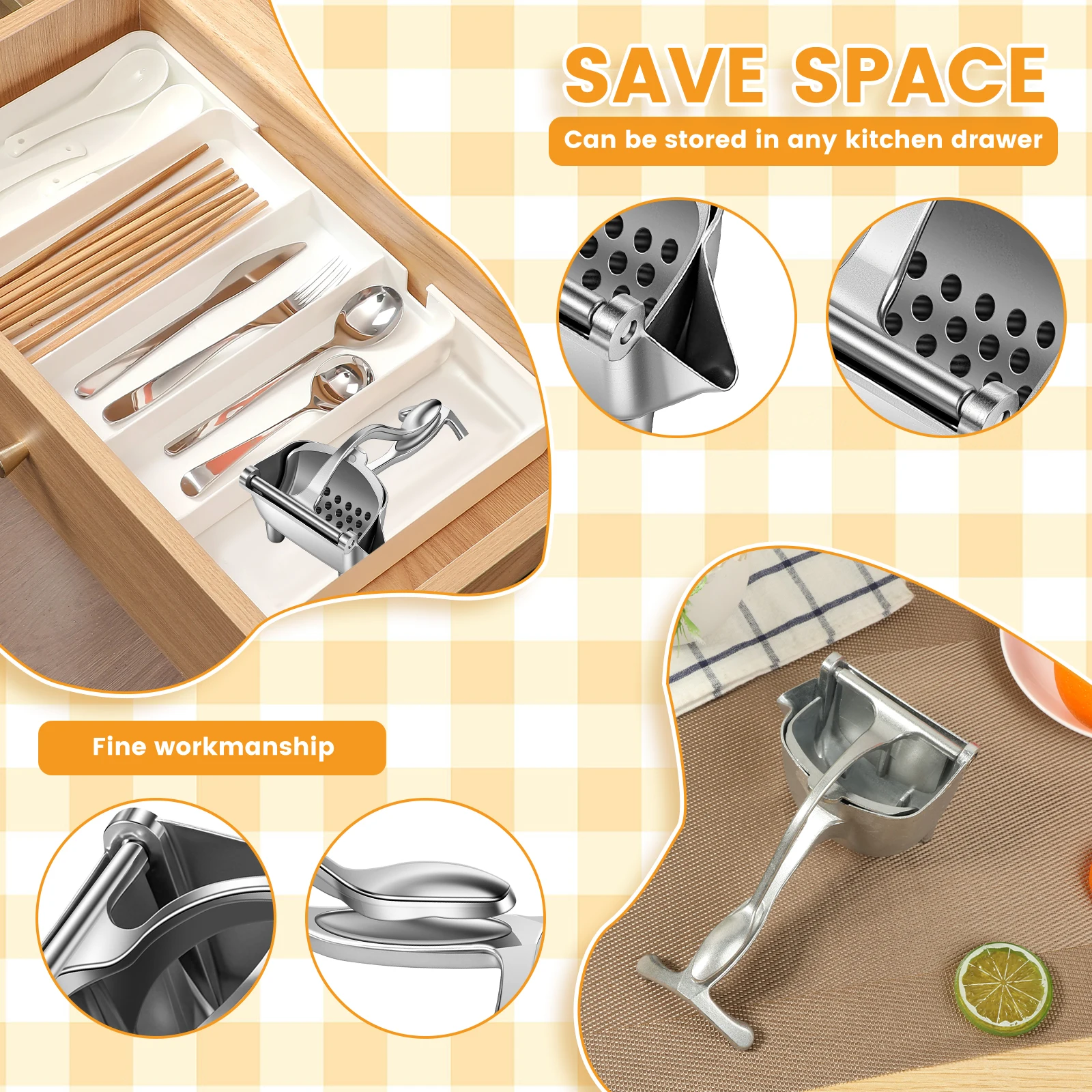 4/2pc Lemon Squeezer Hand Pres - Citrus Juicer Bar ulasan dan harga