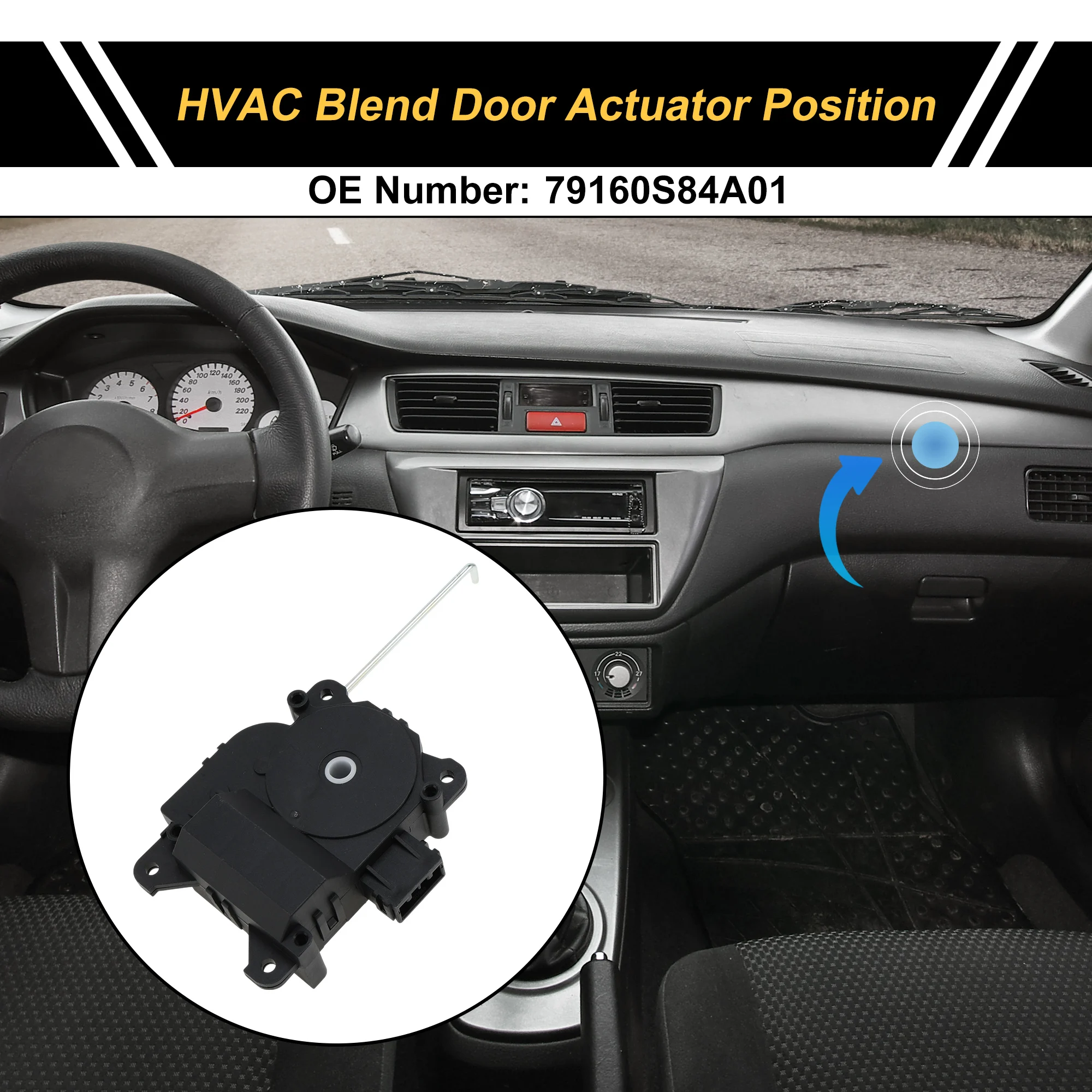 

Замена привода двери смеси обогревателя UXCELL HVAC для Honda Accord 2001 No 79160S84A01