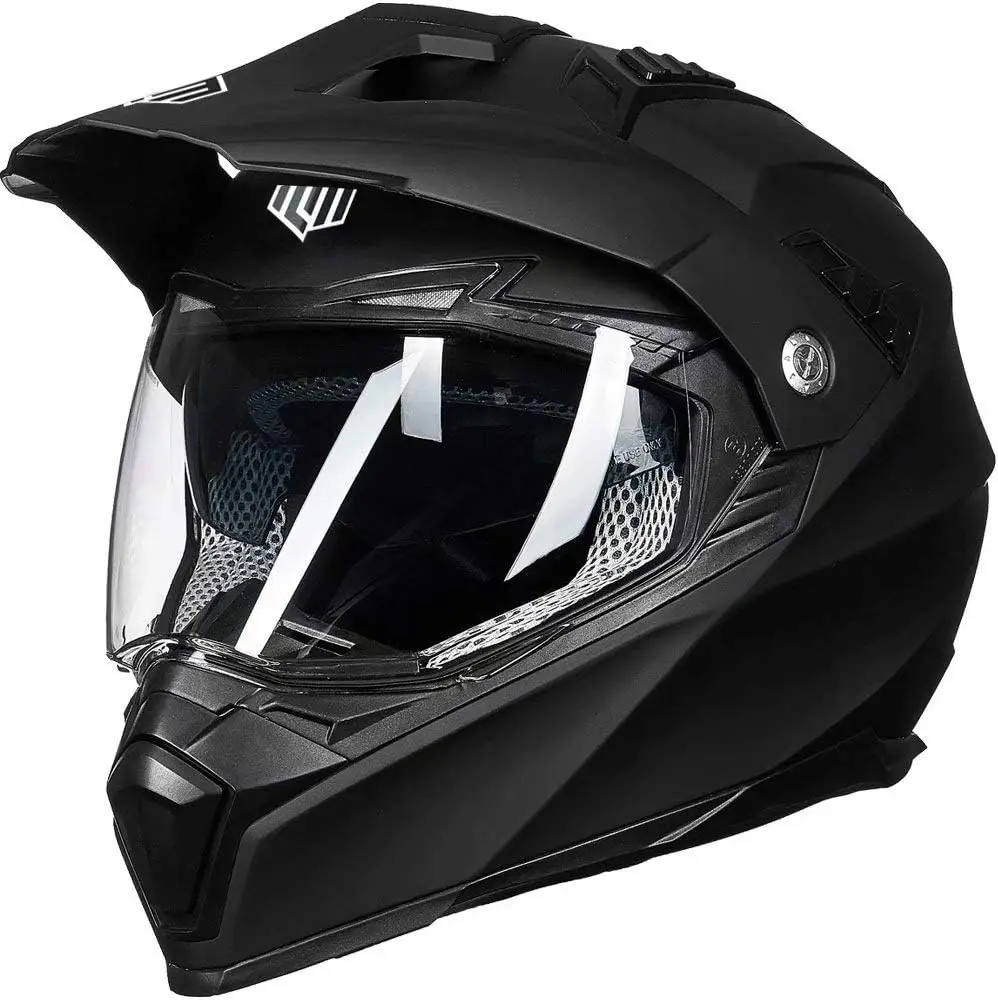 

ILM Off Road Motorcycle Dual Sport Helmet Full Face Sun Visor Dirt Bike ATV Motocross Casco DOT Certified Model 606V