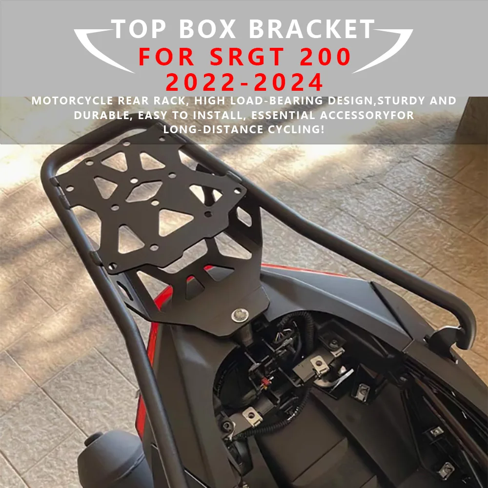 

MTKRACING для Aprilia SRGT 200 2022-2024, аксессуары для мотоциклов, задняя багажная полка, поддержка хвостовой коробки, верхний чехол, кронштейн, фиксатор, держатель