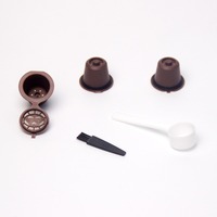 3PCS Reusable Coffee Capsule For Nescafe Dolce Gusto Machine Refillable Coffee Capsule Filter Cup Kit