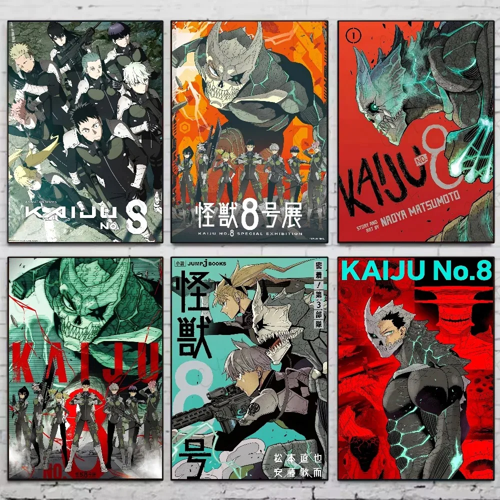 

Картина по номерам для взрослых, крутая аниме K-Kaiju No 8, краска по номерам, домашний декор