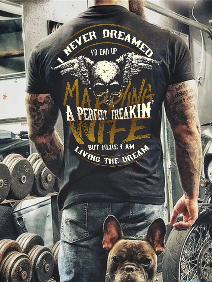 

Ami Kaji American Country Retro Locomotive Style Nostalgic Rock Skull Cotton Short Sleeve Loose Couple T-Shirt Men