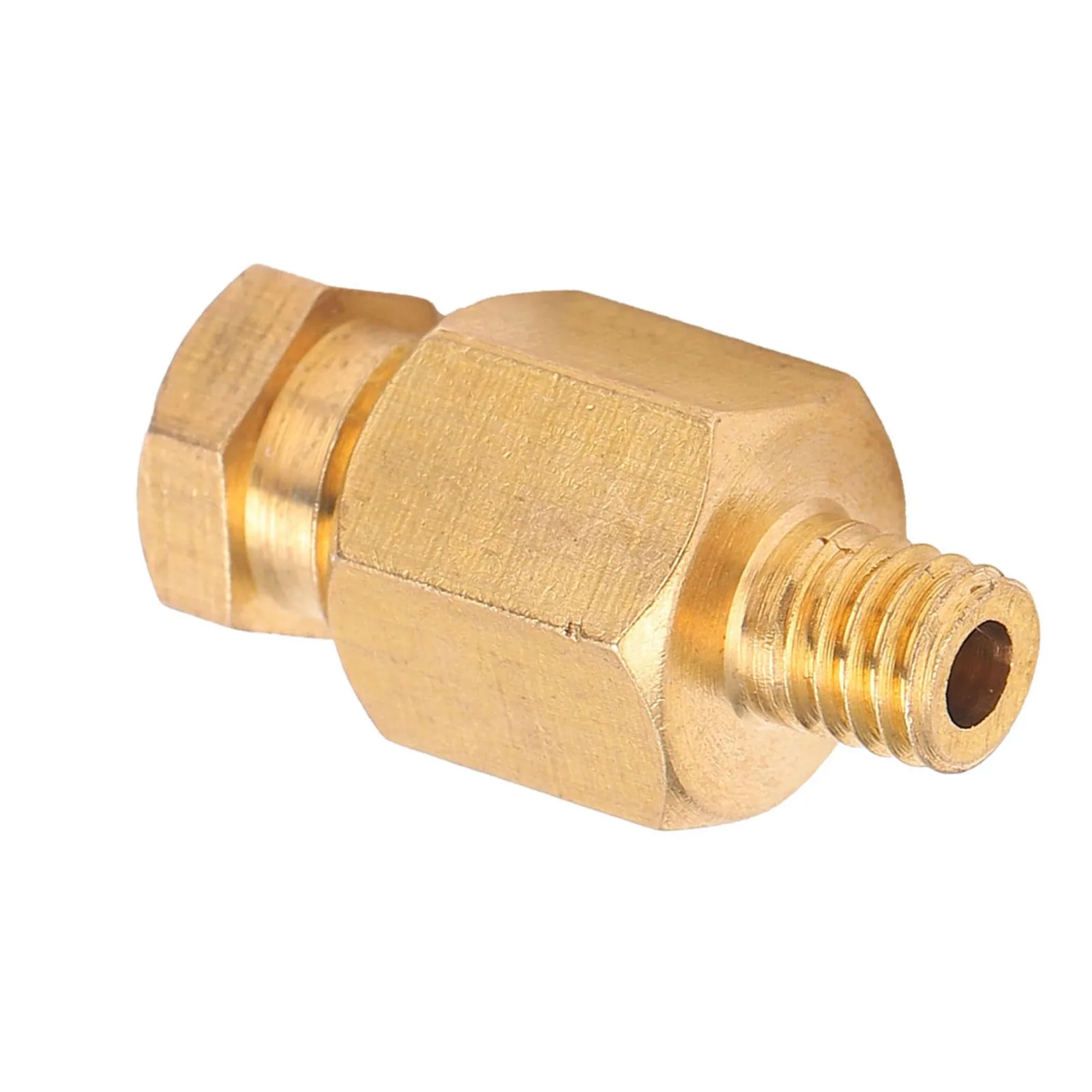 Conector de manguera de boquilla de tubo M6x1, rosca recta, conector de instalación de tubería de latón, suministros de tubería Industrial