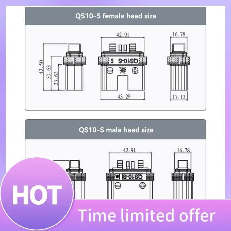 

A11R QS10 Противопарковочный разъем для защиты от зажигания Электрический 4-10AWG Мужской и женский разъем для защиты от зажигания