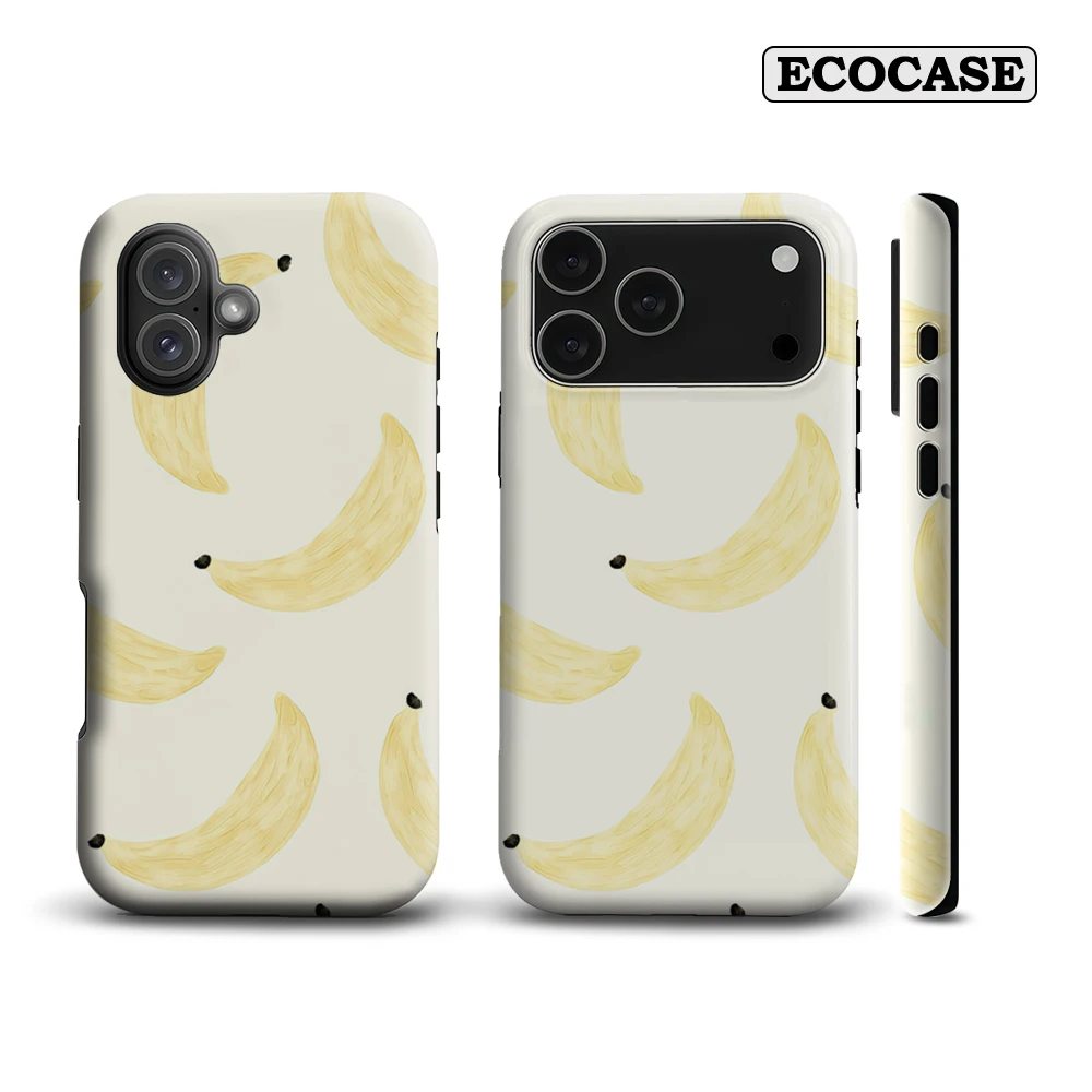 Fröhliches Bananenmotiv IPhone 17 Must-Haves Handyhülle für IPhone 17 16 15 14 13 12 11 Pro Max Plus Doppelschichtige Rückseite