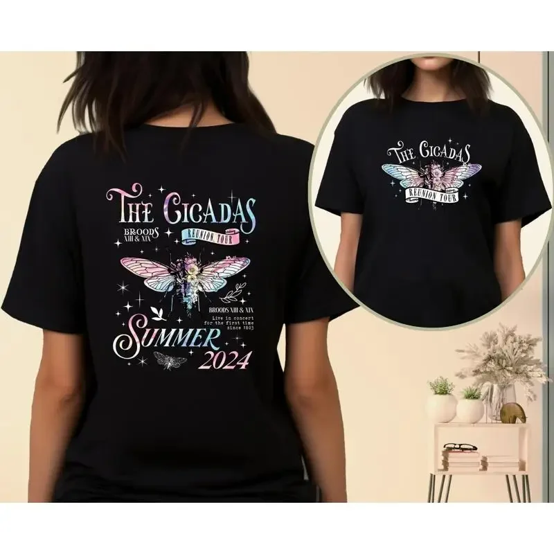 Vintage Styles The Cicadas Tour Summer 2024 T Shirt Cicada Concerts Cicad