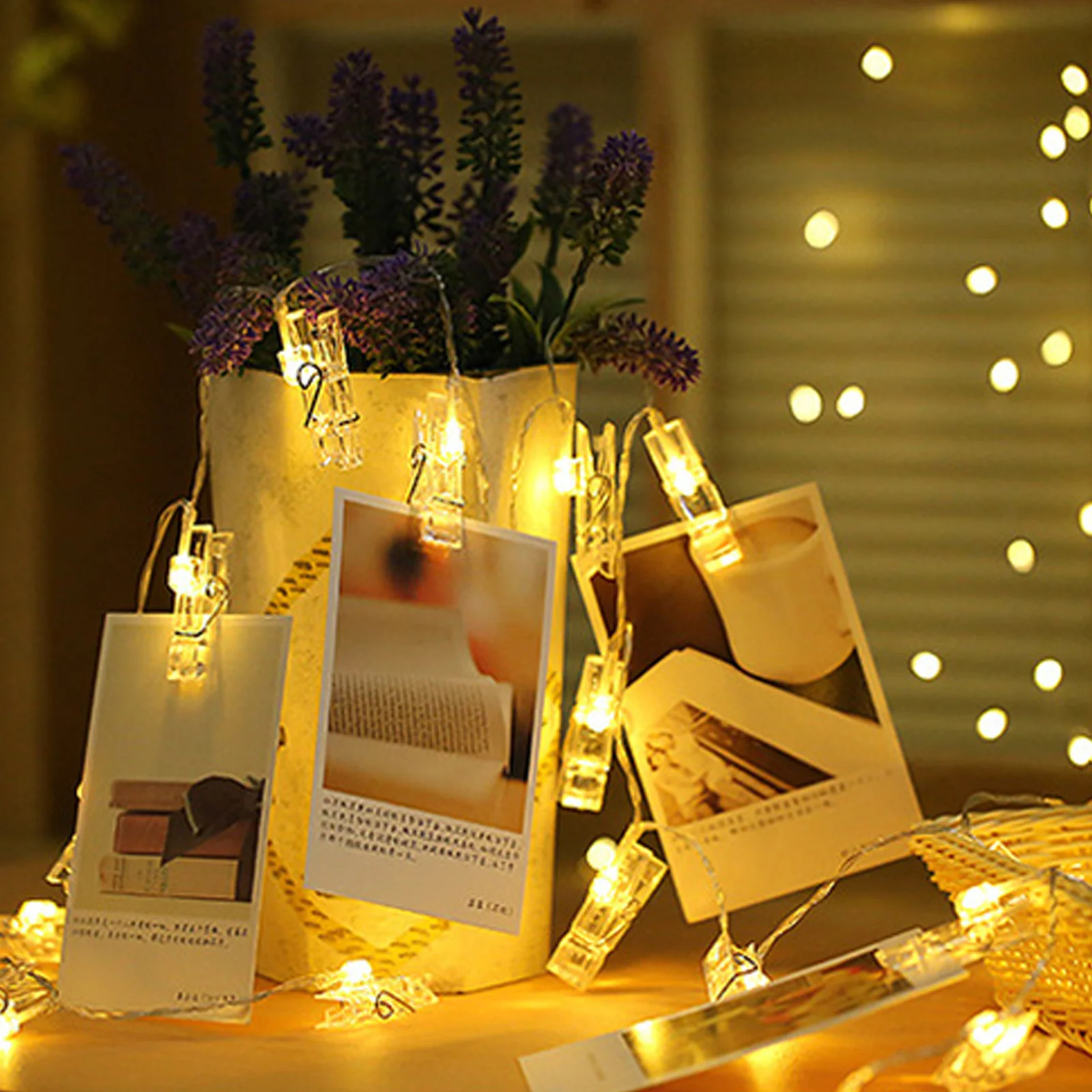 

1Pcs Photo Clip String Lights LED Decorative Lamp for Home Office Bedroom Living Room Dazzling Life Gift String Light