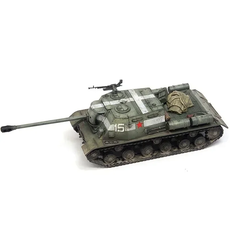 2024 1:72 Scale PP0061 ISU-122S 15 Berlin 1945 Tank Model Plastic Tank Model Military Toys Gift Collectible Display Simulation