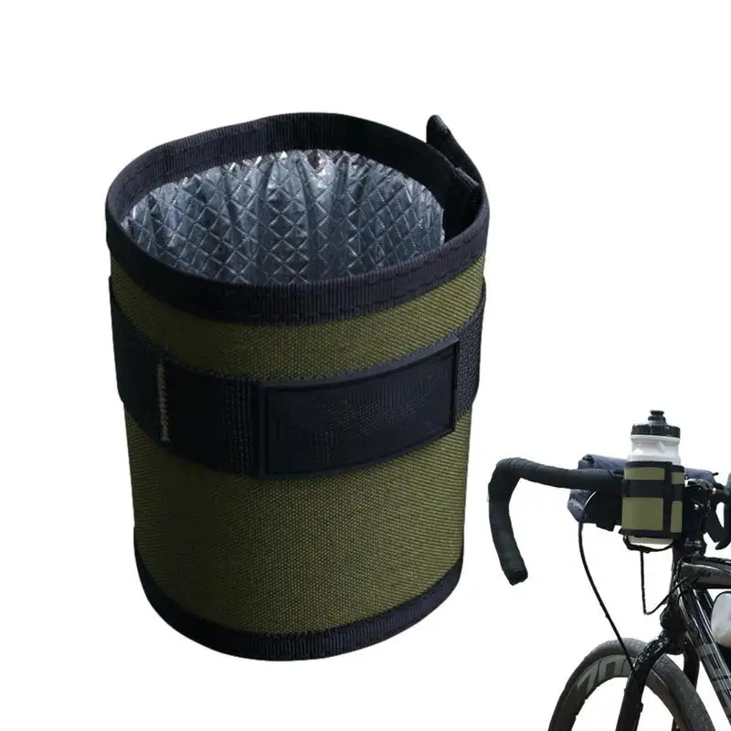 Bike Cup Holder Insulated Water Bottle Holder for Handle Bar Universal Drink Holder Accessories for Mountain Bike Road Bike