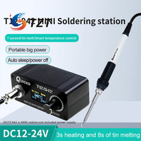 TZT QUICKO T12-942 Mini OLED T12 Solder Station Kit with T12-K Soldering Tip & 907 Soldering Handle