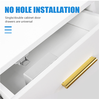 A73E-Digital Cabinet Intelligent Electronic Locks Invisible Sensor Lock EMID IC Card Drawer For Wardrobe Furniture Hardware