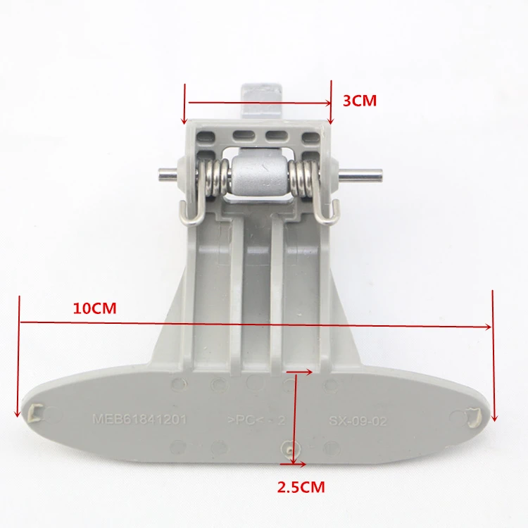 Novo para LG tambor máquina de lavar maçaneta da porta ME 61841201   peça da fivela da porta