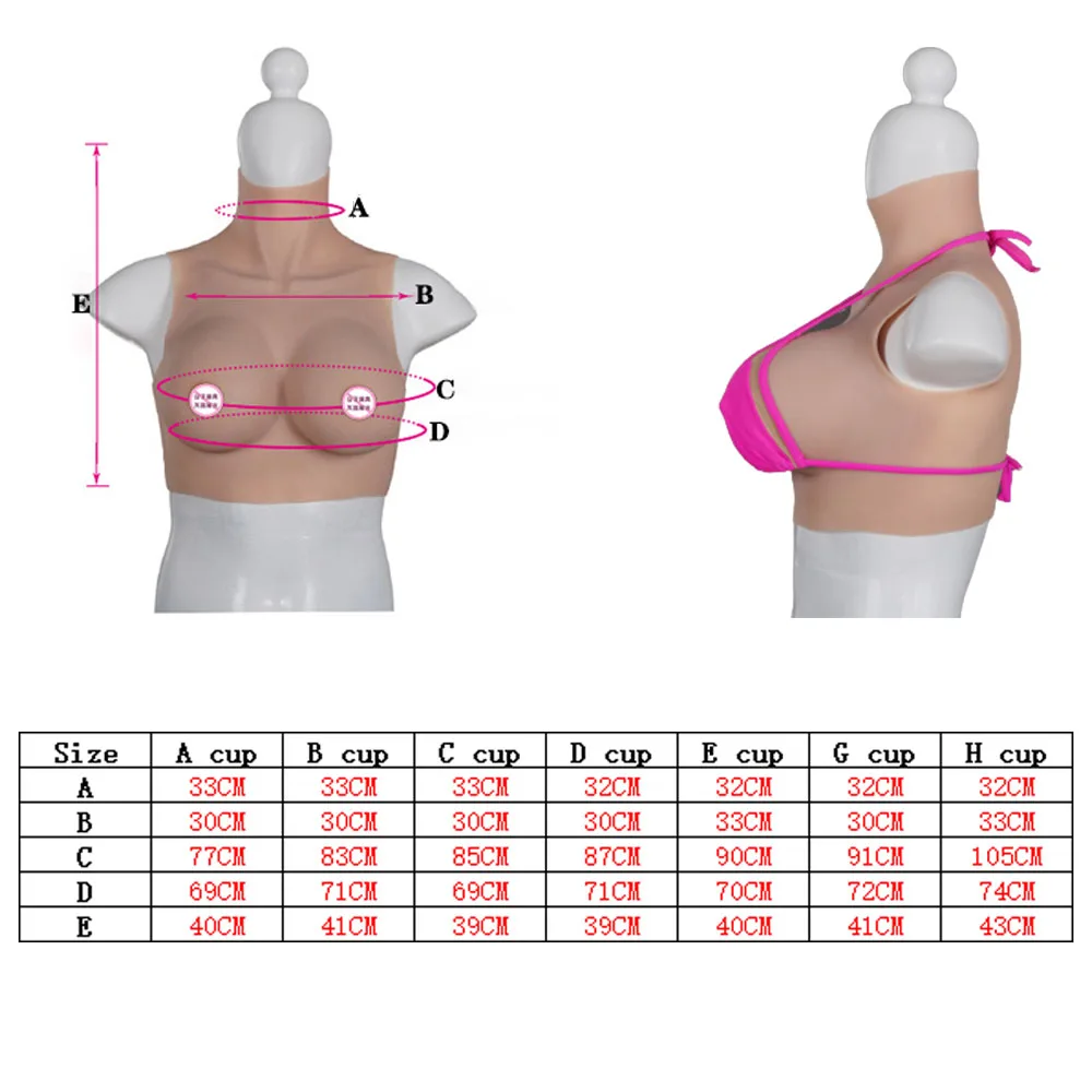 Crossdresser Huge Silicone Fake Chest Boobs Realistic Breast Forms Enhancer Tits For Drag Queen Shemale Ladyboy Cosplay Sissy