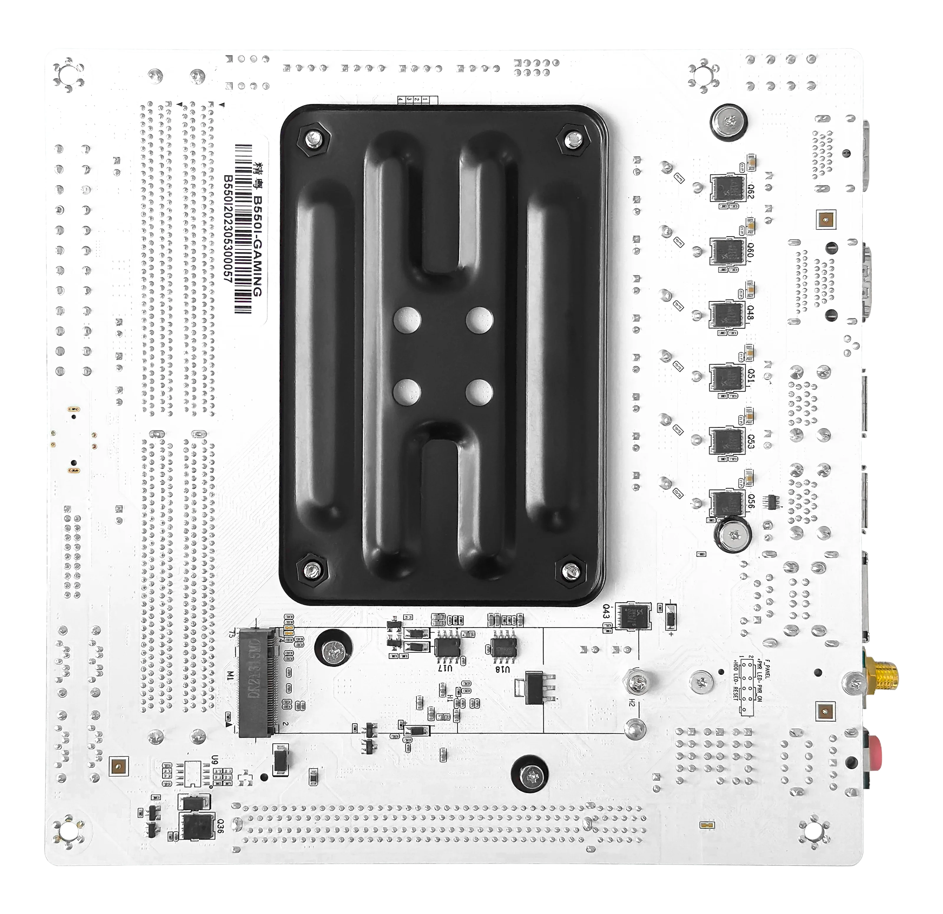 JGINYUE B550 Mini ITX Gaming Motherboard Supports for Ryzen DDR4 RAM up to 64GB for Application - view 5