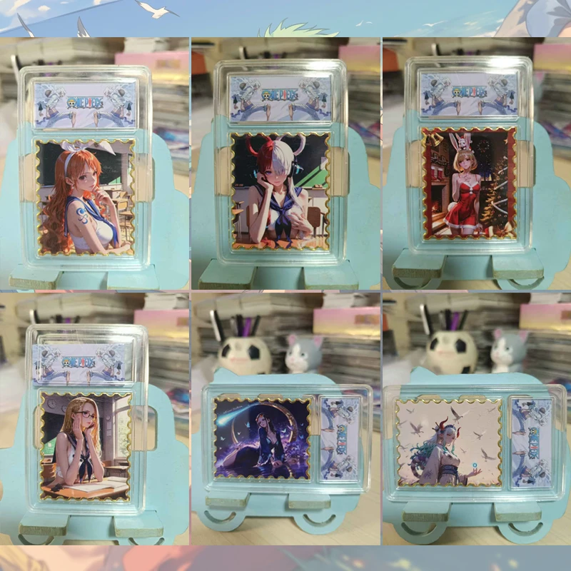 Anime Een Stuk Nico Robin Uta Nami Yamato Kalifa Wortel Shirahoshi Collectible Kaarten Kerst Verjaardagscadeautjes Kinderspeelgoed