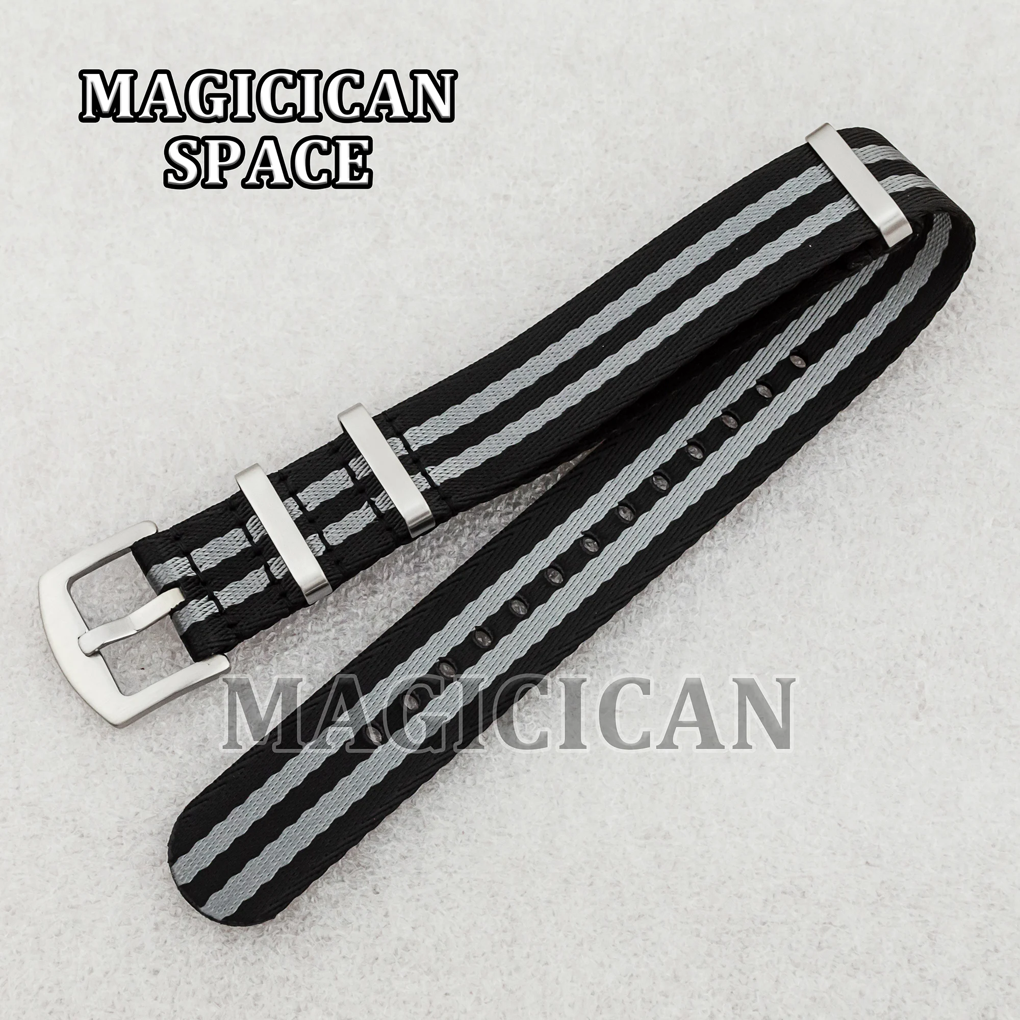 

Watch Strap Nylon Watchband for Seamaster 300 41mm Case Watch Mod Parts 20mm Watch Strap fit NH35 Case Watch Parts Repair Tools