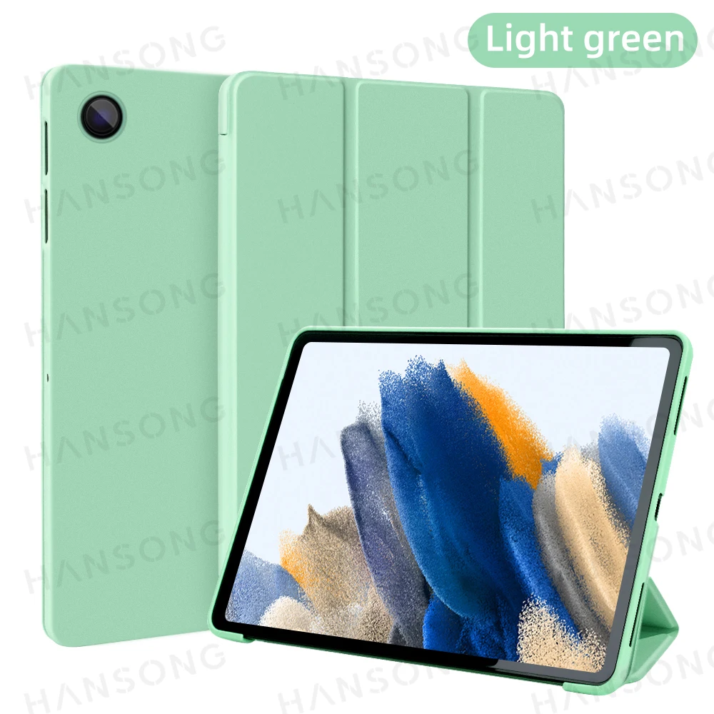 Hansong Für Samsung Galaxy Tab Fall Für A7 lite 8,7 A7 10,4 A8 10,5 2019 2022 S6 Lite 10,4 S7 S8 S9 11 Smart Leder Tablet Abdeckung Funda 6