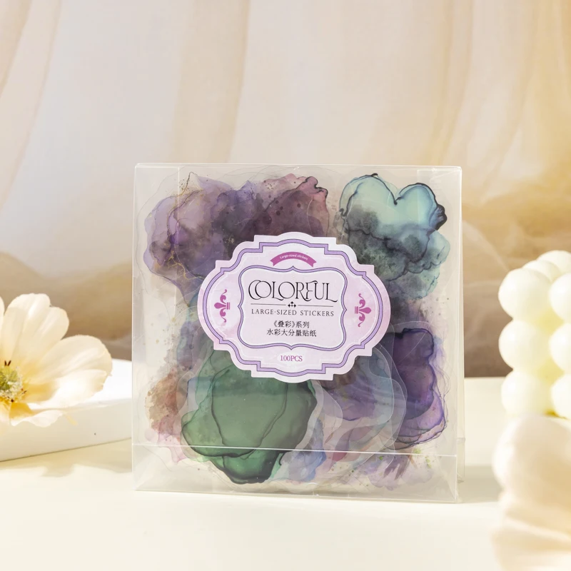 

2 упаковки/лот, серия цветов, милые ретро декоративные наклейки для домашних животных