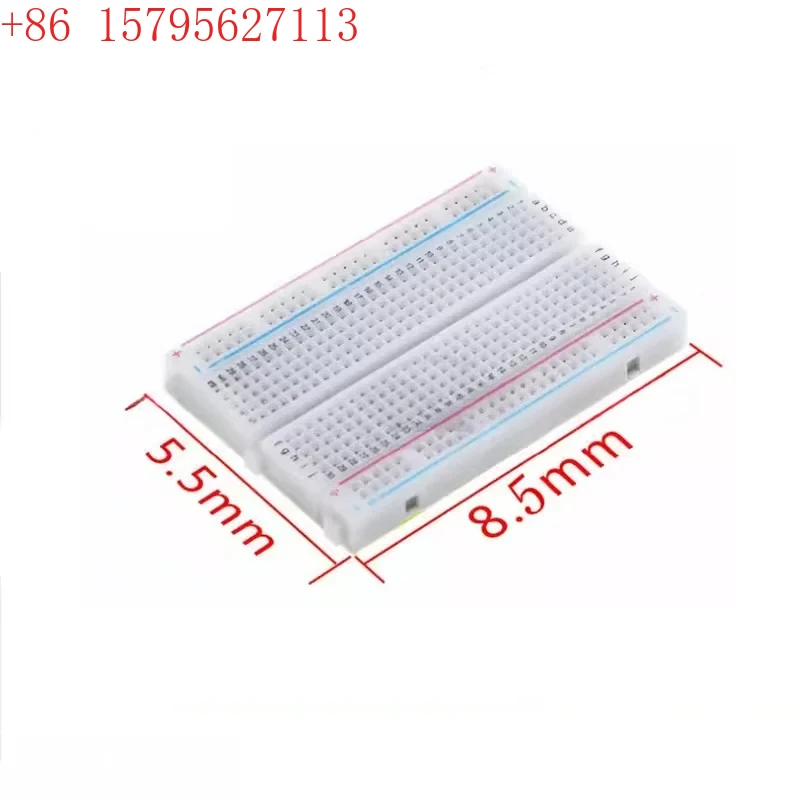 Planche à pain épissable sans soudure à 400 trous, circuit imprimé de test sans soudure, carte expérimentale avec cavalier