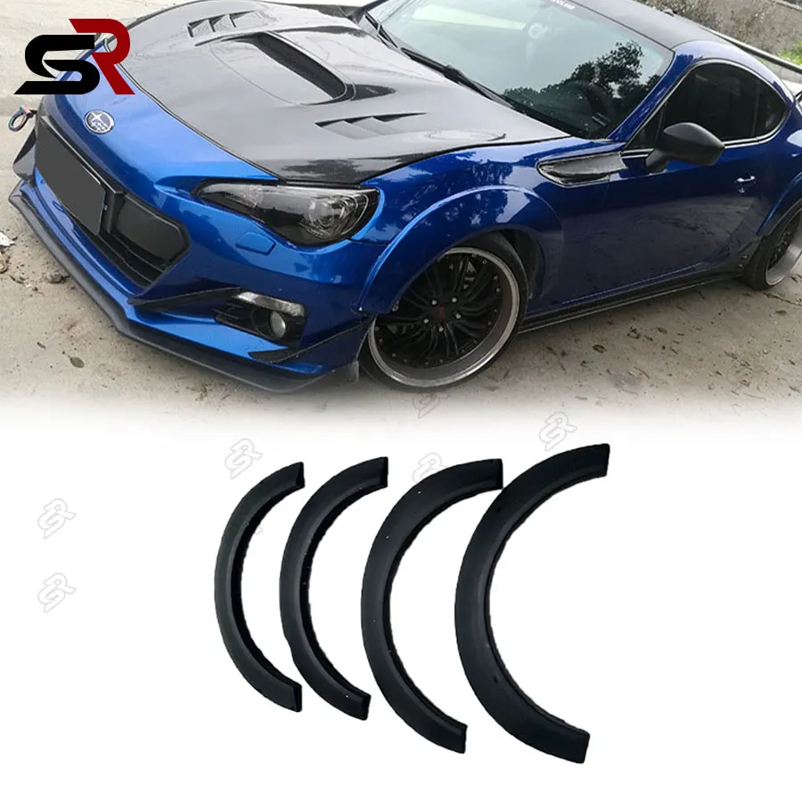 For Toyota Subaru BRZ Wide Body Wheel Brow Wheel Arch Fender Diffuser Wide Body Wraparound Stick-on Installation No Cut Body Kit