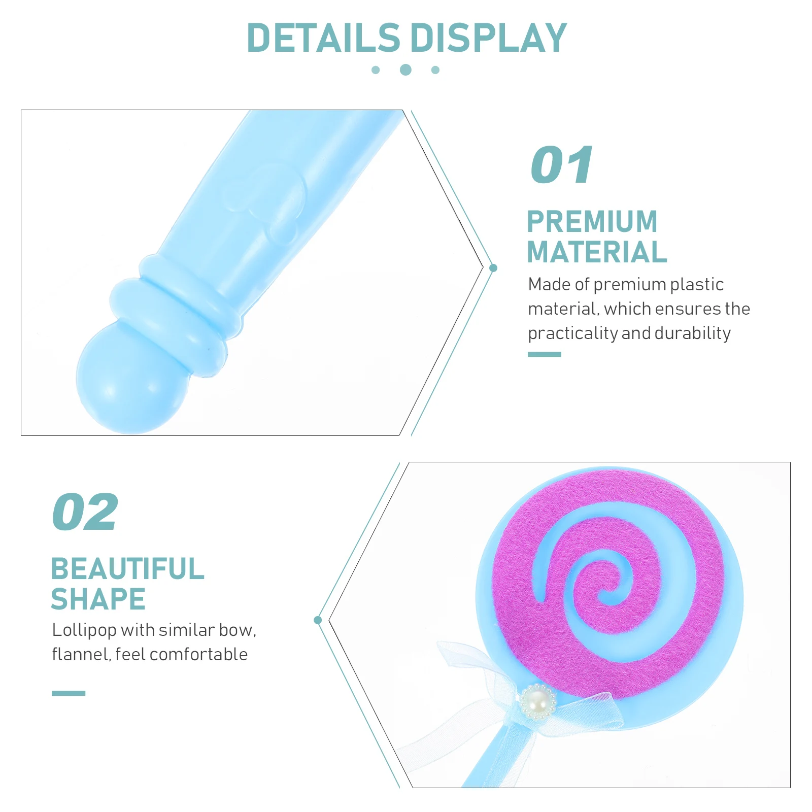 

4pcs Decorative Glow Sticks Multi-Function Light Wands Portable Glow Wands For Parties Concerts Night Events (Random Color)
