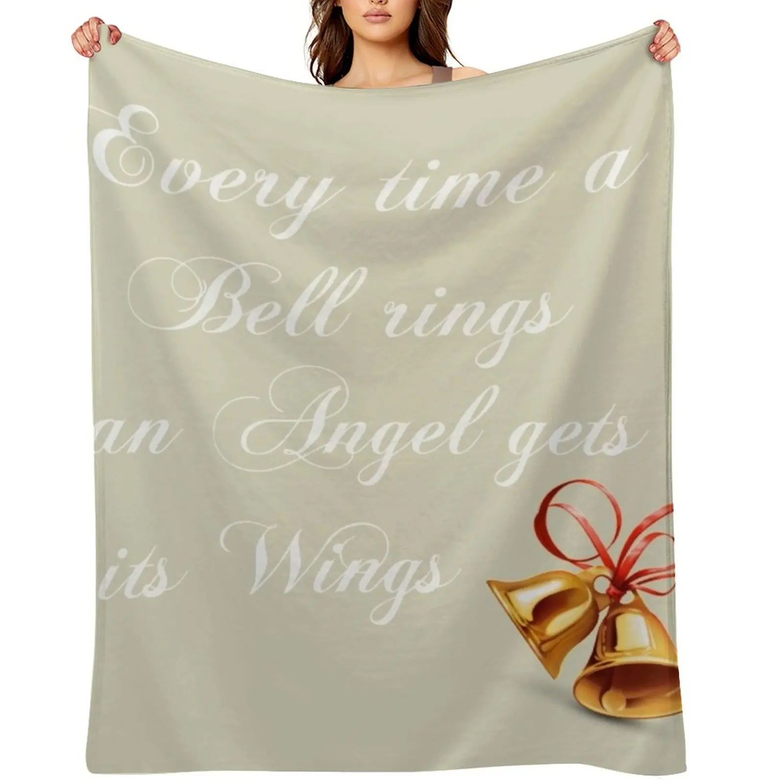 

Every Time A Bell Rings An Angel Gets Its Wings Throw Blanket Giant Sofa Sofa Throw Plush Camping Blankets